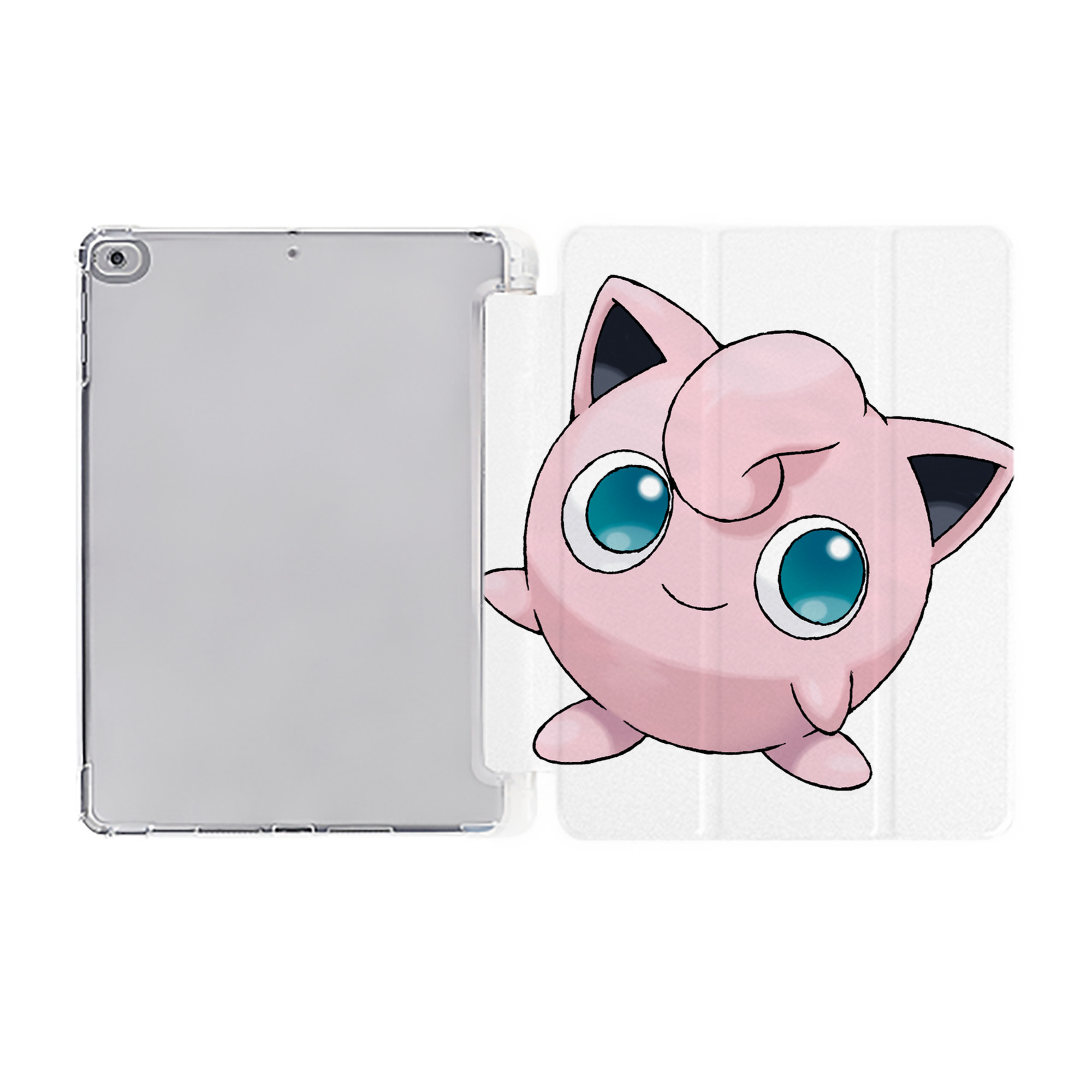 （画像用） ポケットモンスター Pokémon IPad ケース ペン収納付き 三つ折りスタンド PUレザー×シリコン 対応機種9.5/10.5/10.9インチ